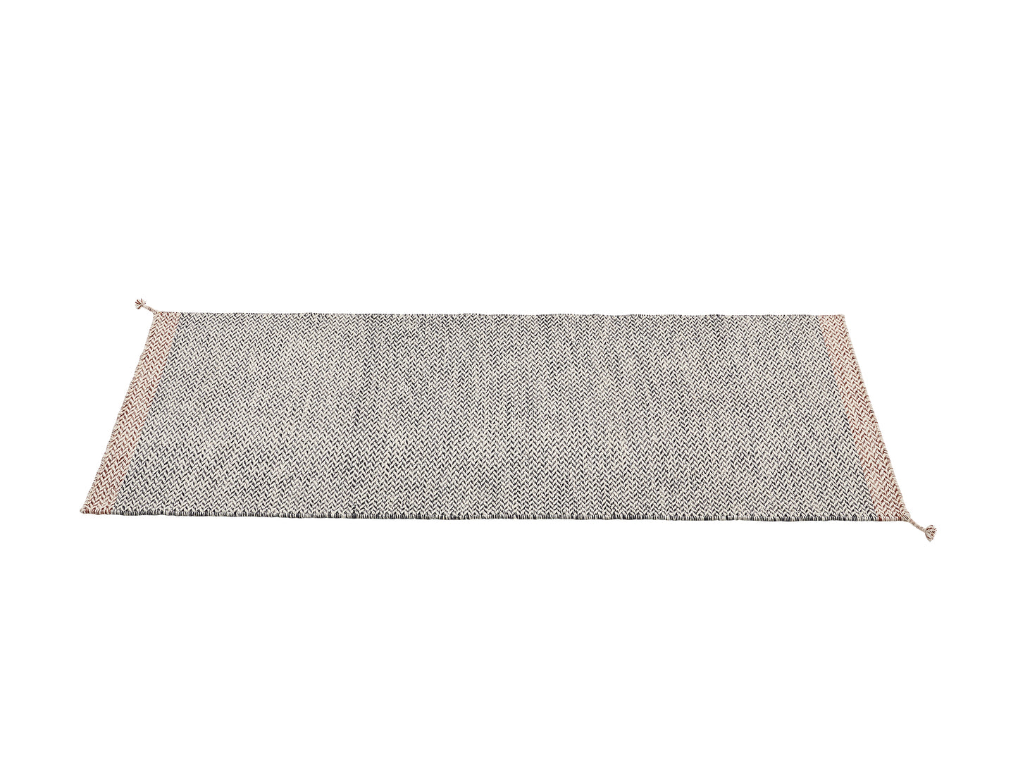 Ply Rug by Muuto - 80 x 200 / Black,white