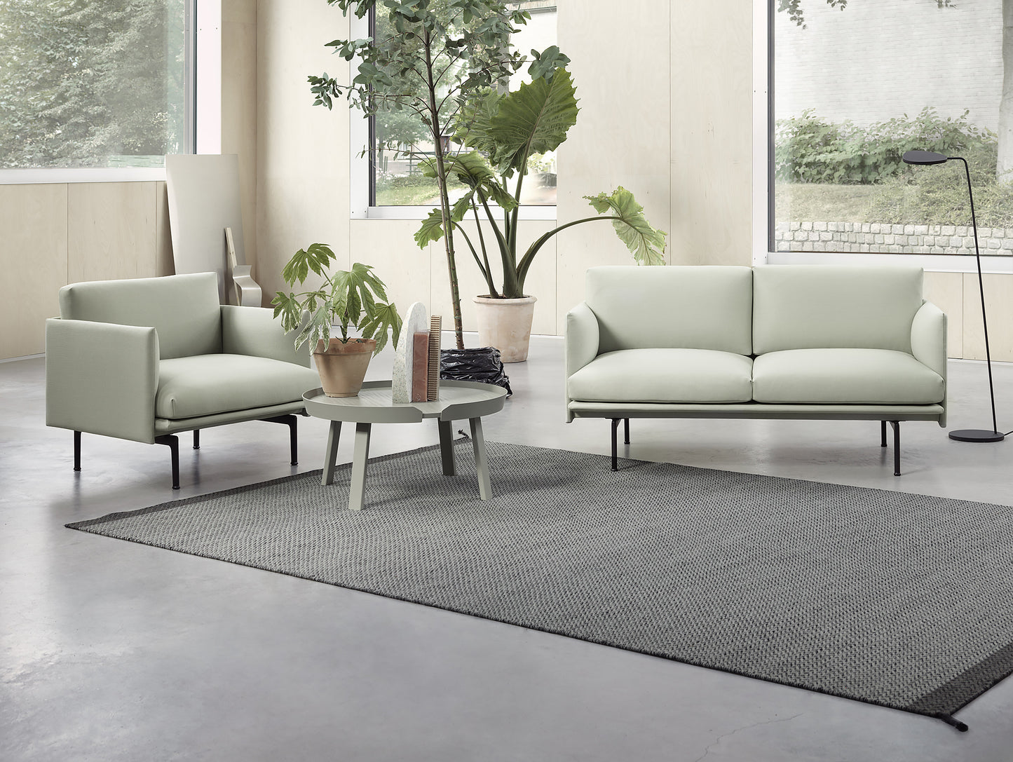 Ply Rug Dark Grey by Muuto