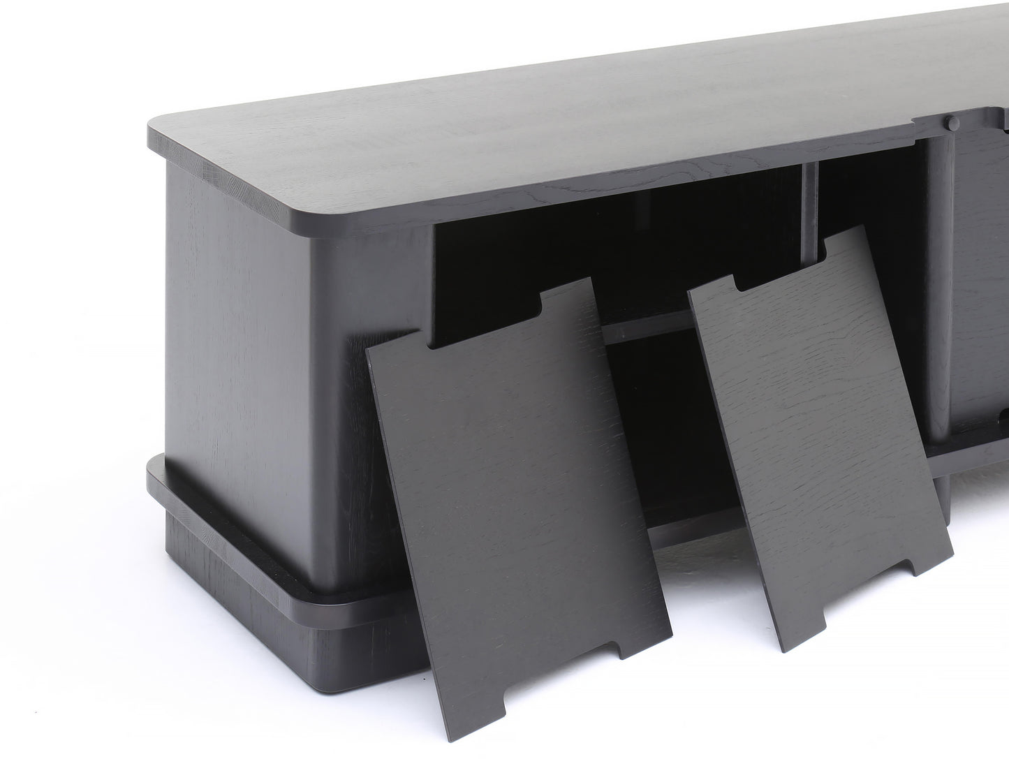 Karimoku New Standard - Prop TV Sideboard, Black Painted Oak, 150 cm
