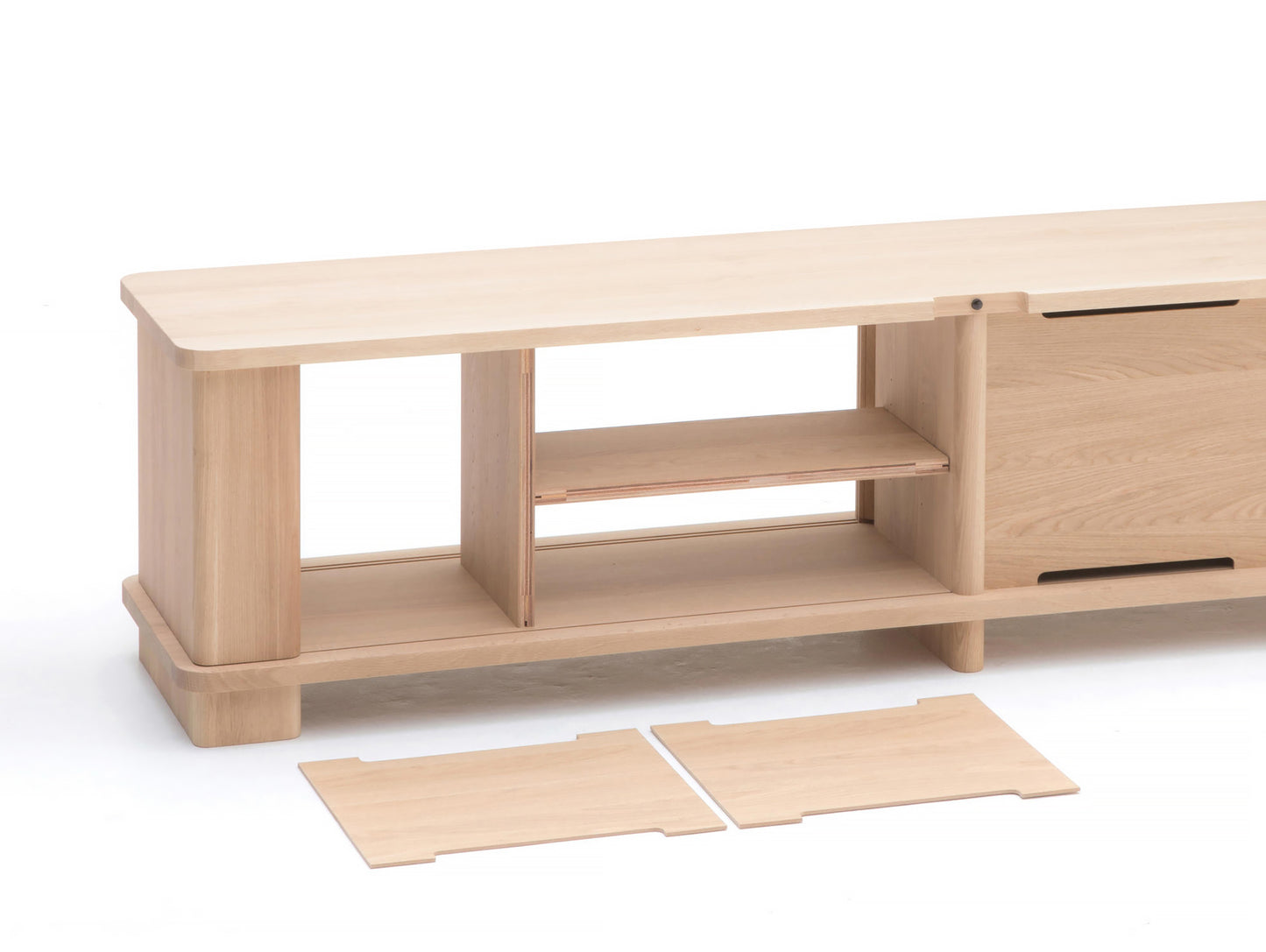 Karimoku New Standard - Prop TV Sideboard reverse, Pure Oak, 200 cm