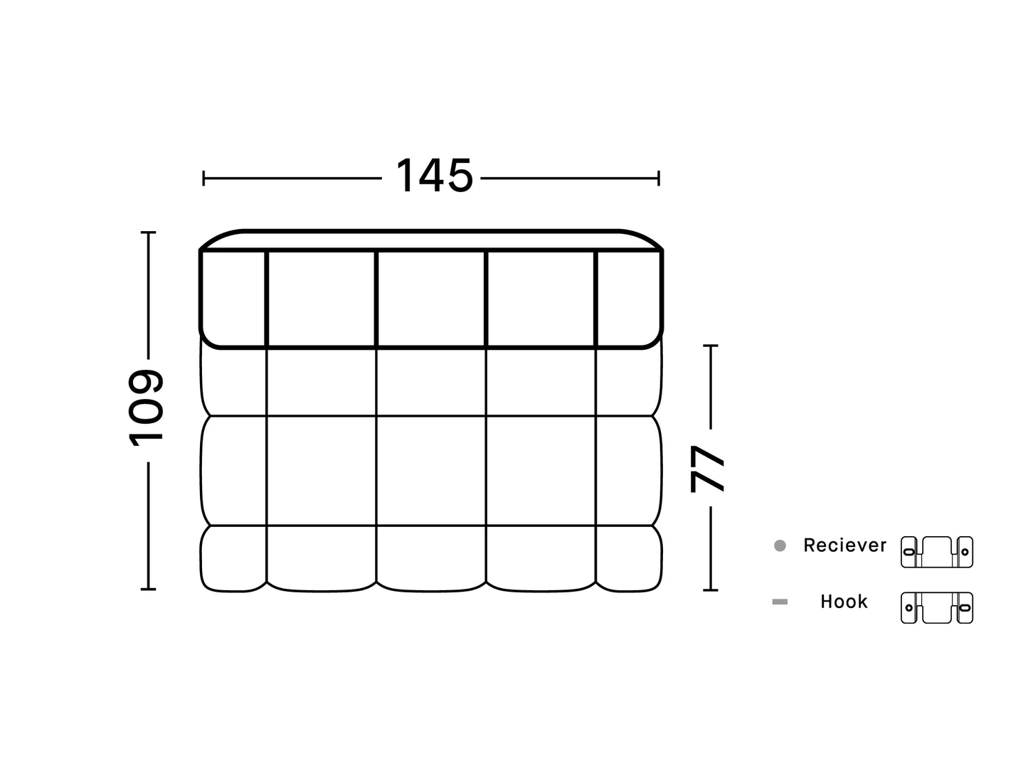 Quilton Freestanding Module / Wide / 303FS / Group 3
