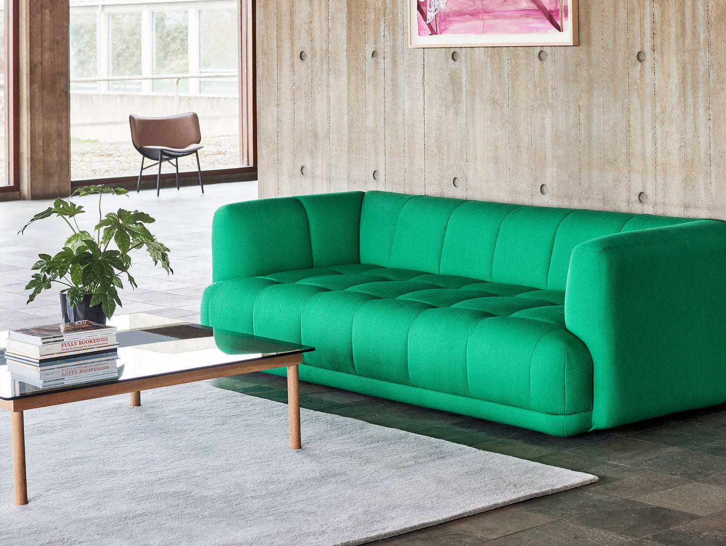 Quilton 3-Seater Sofa in Vidar 932 by HAY