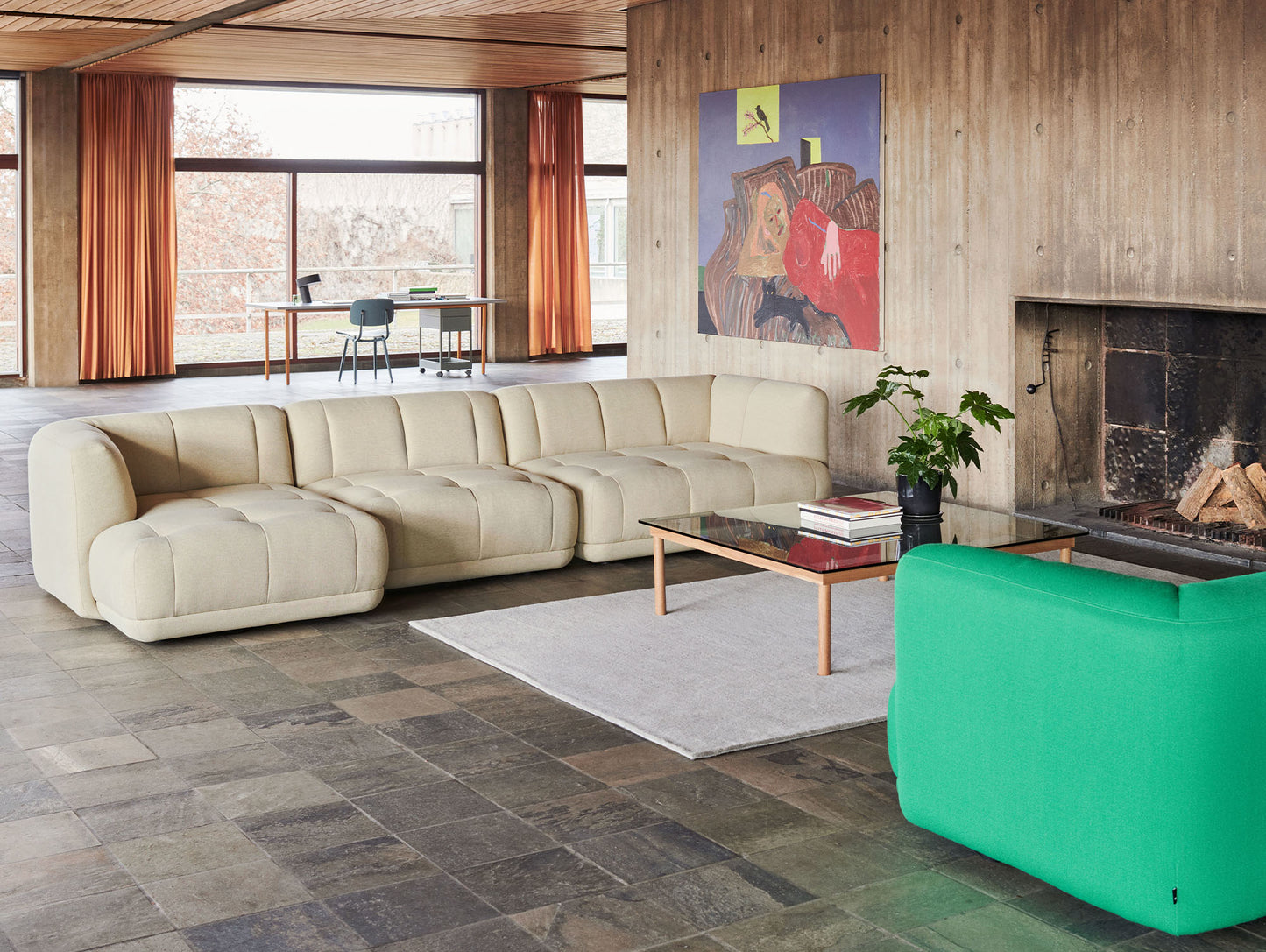 Quilton Sofa by HAY - 3 Seater Sofa
