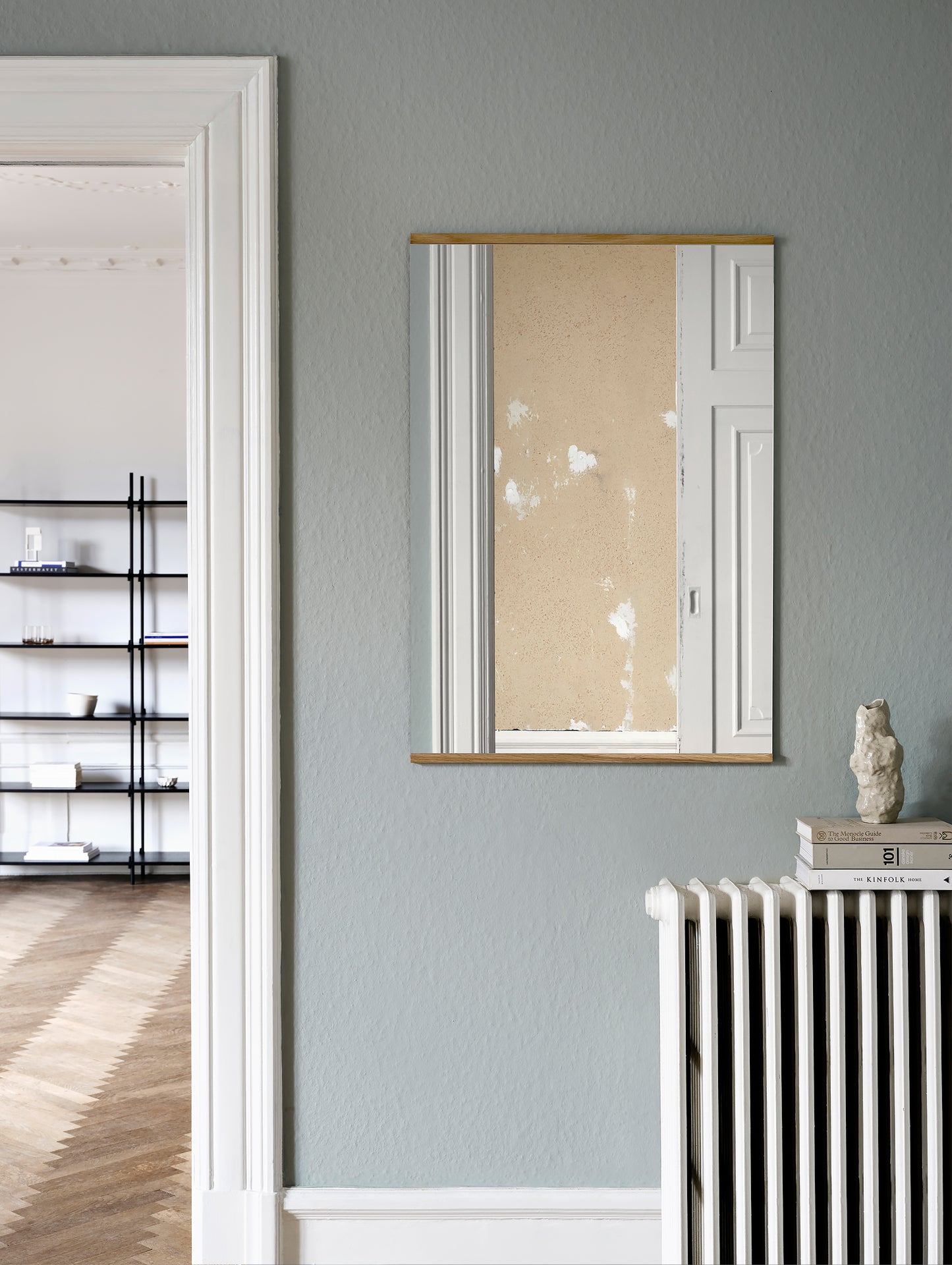 Rectangular Wall Mirror by Moebe - 70 x 100 cm in Oak