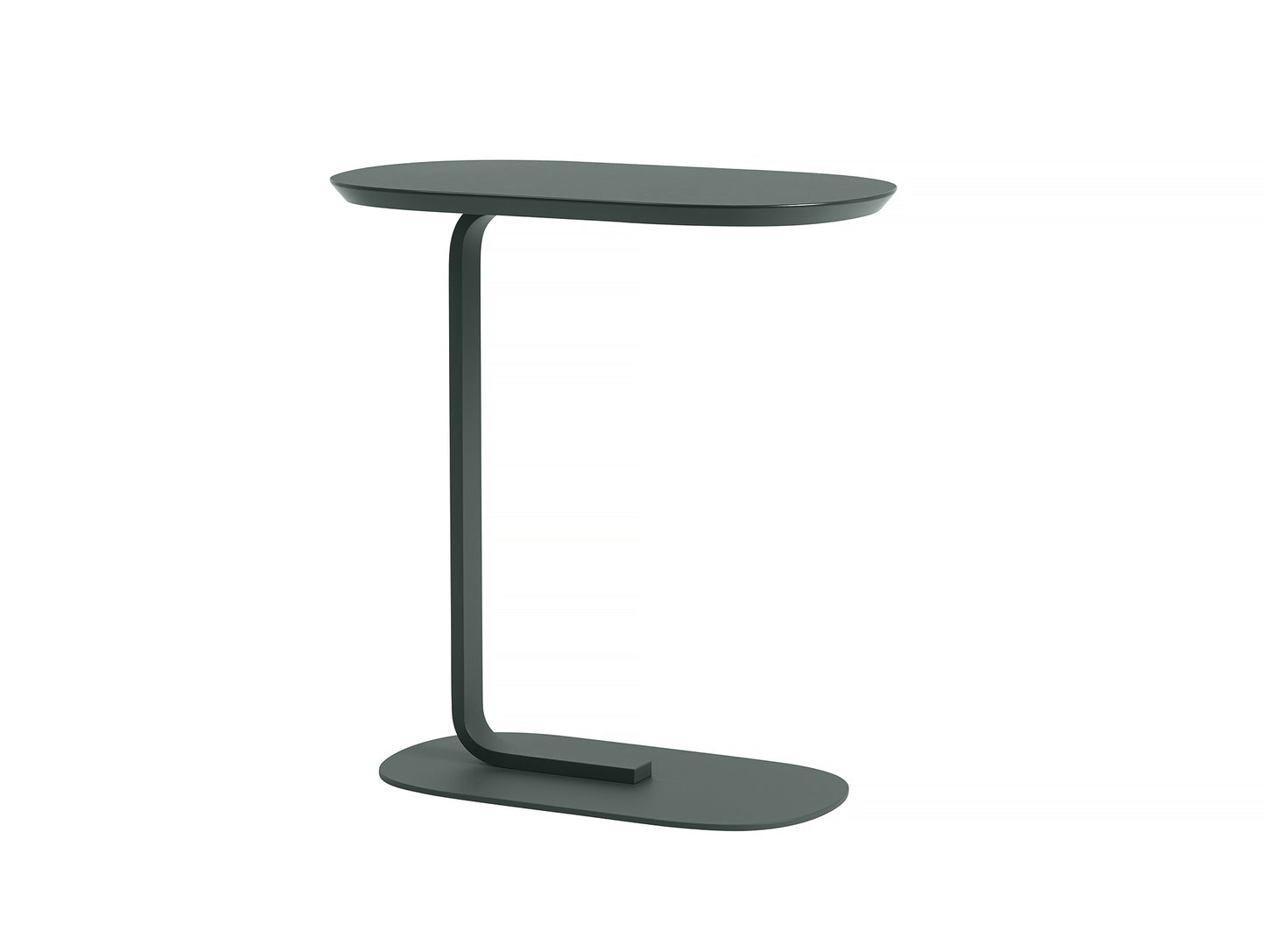 Dark Green Relate Side Table by Muuto