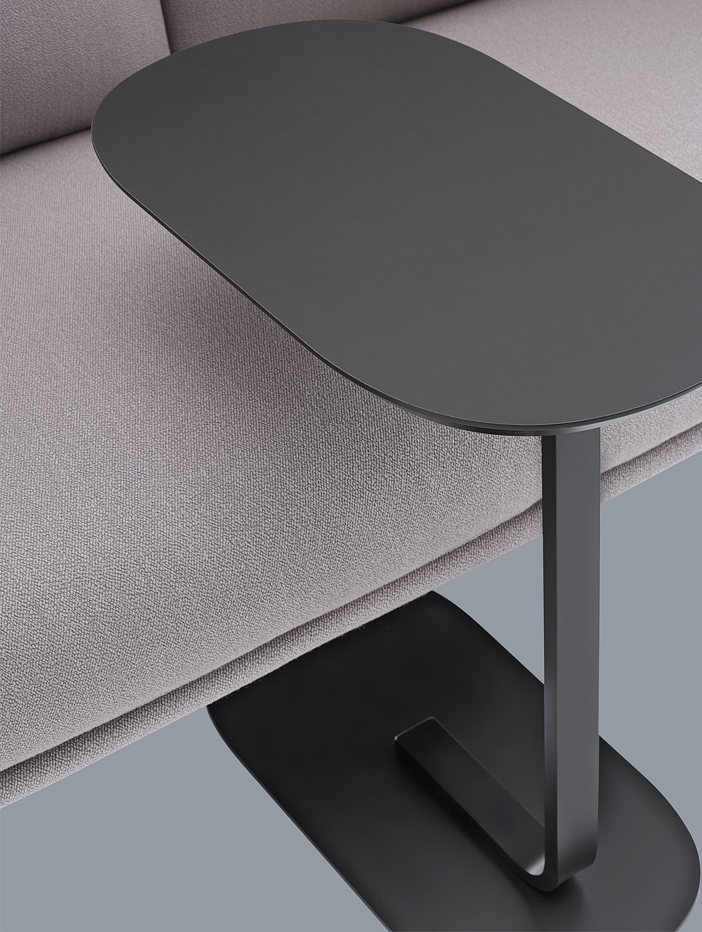 Black Relate Side Table by Muuto