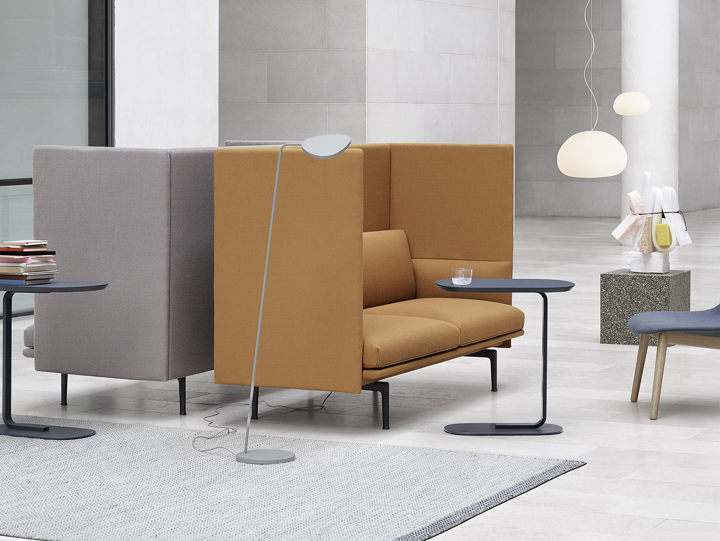Black Relate Side Table by Muuto