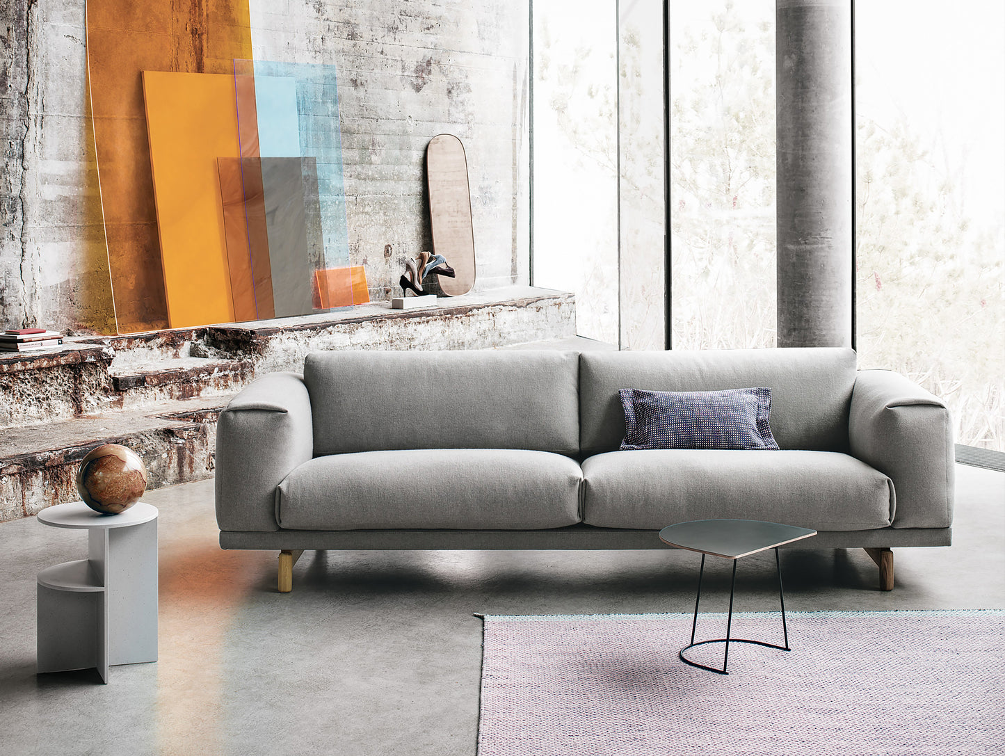 Rest Sofa by Muuto - 3 Seater / Hallingdal 123