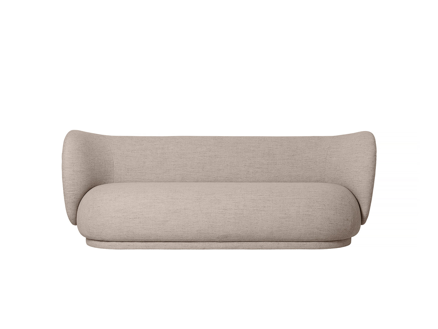 Rico 3-Seater Sofa in Bouclé Sand by Ferm Living
