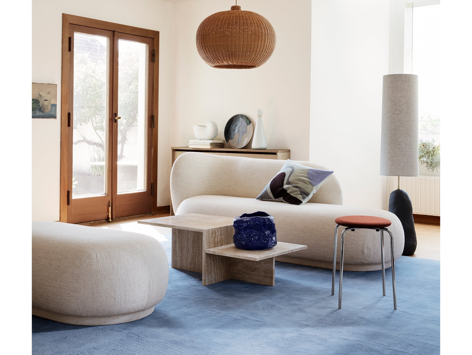 Rico Divan / Boucle Off-White / Left Backrest / by Ferm Living