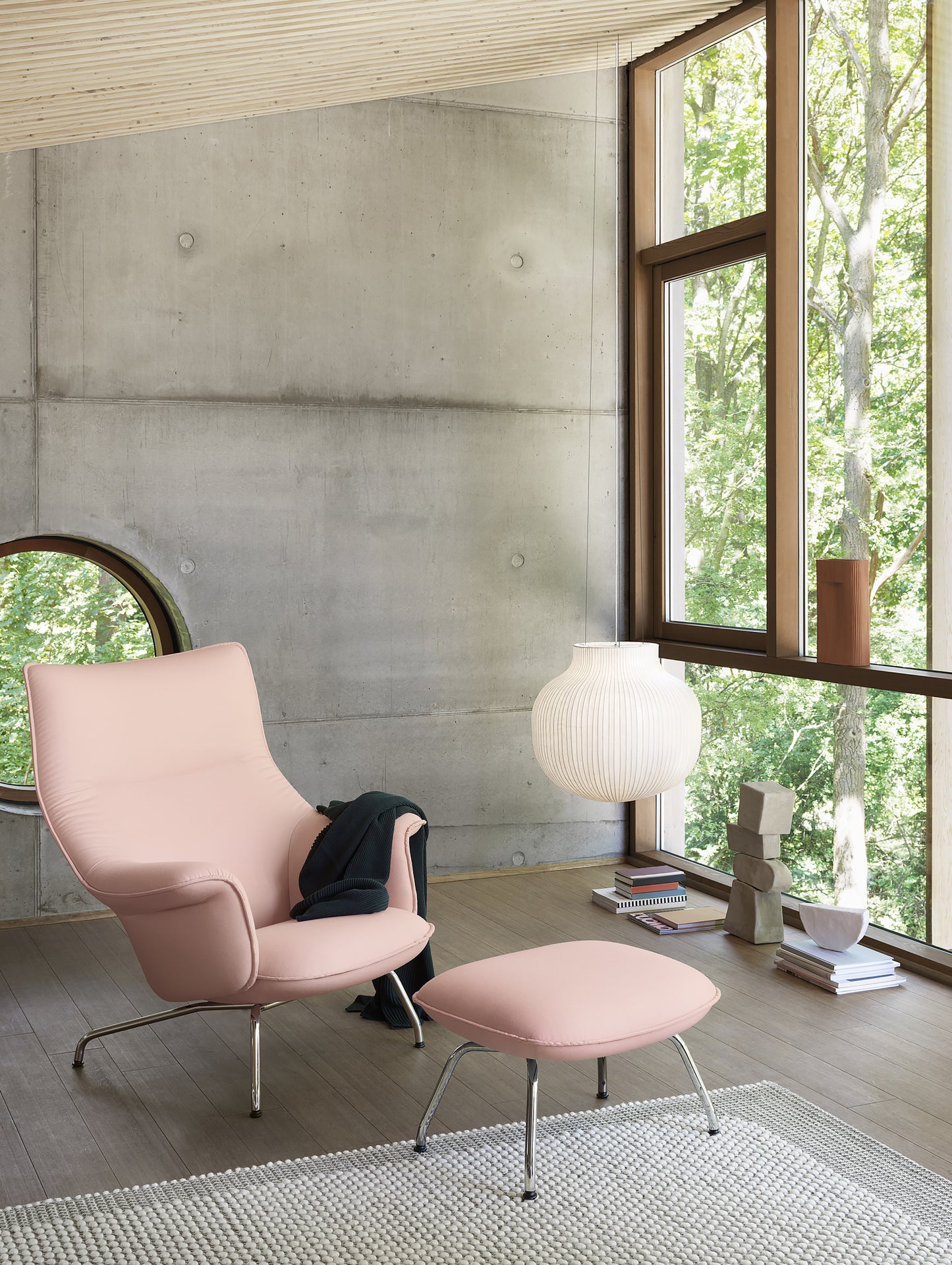 Teracotta Ridge Vase by Muuto