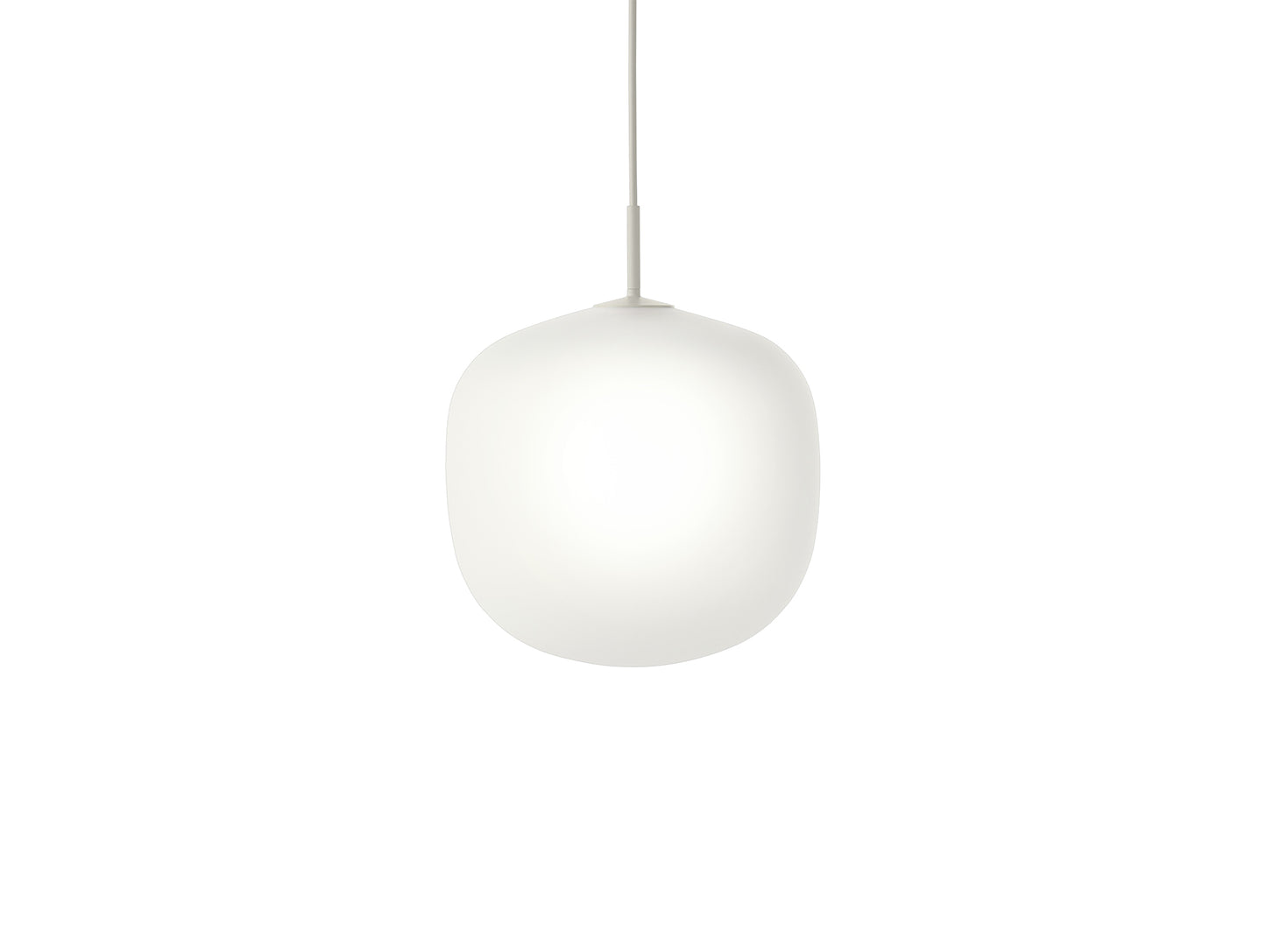 Rime Pendant Lamp by Muuto - Diameter 37 cm / Grey