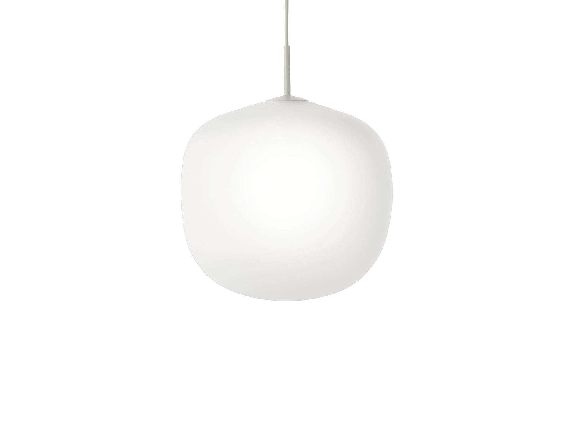 Rime Pendant Lamp by Muuto - Diameter 45 cm / Grey