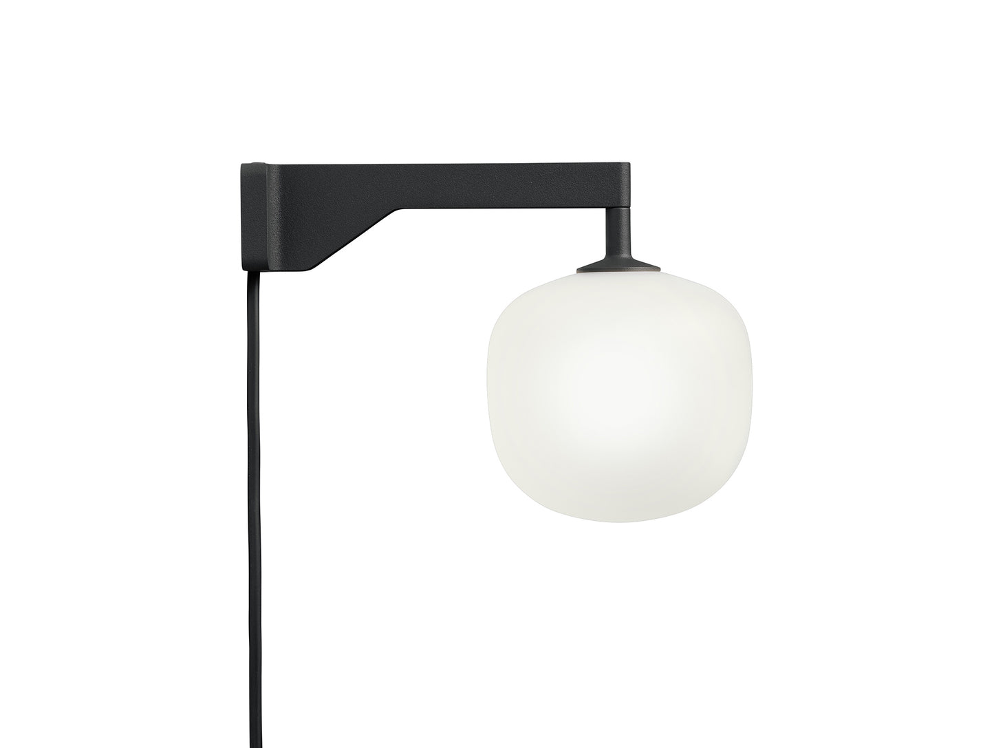 Black Rime Wall Lamp by Muuto