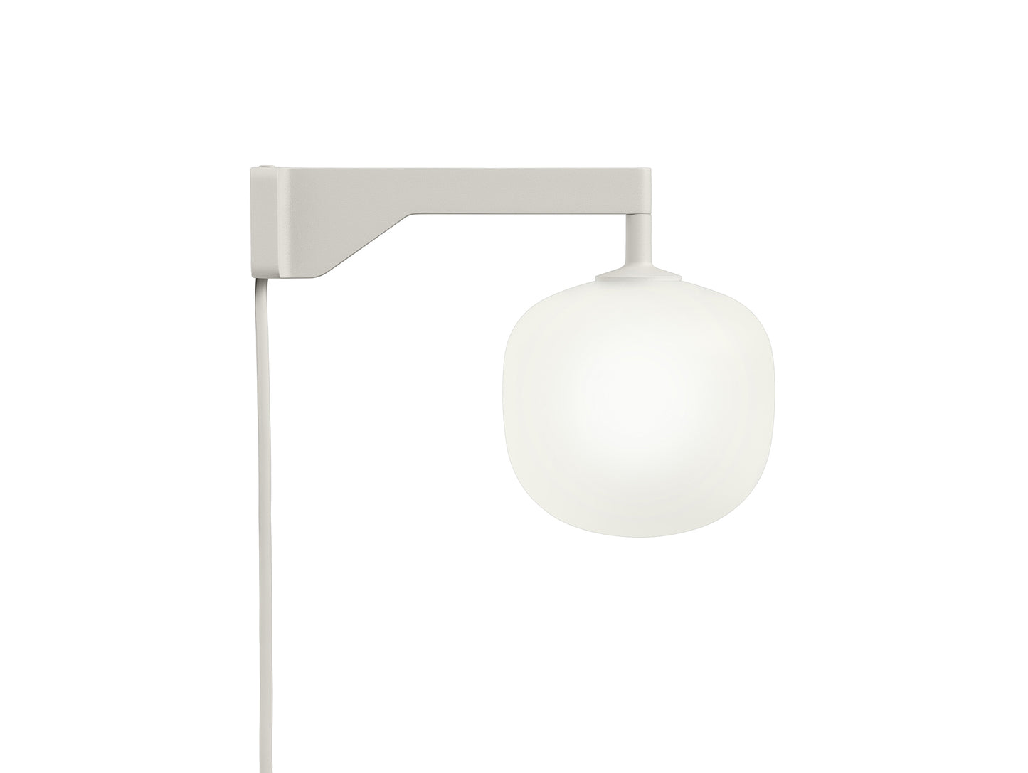 Grey Rime Wall Lamp by Muuto