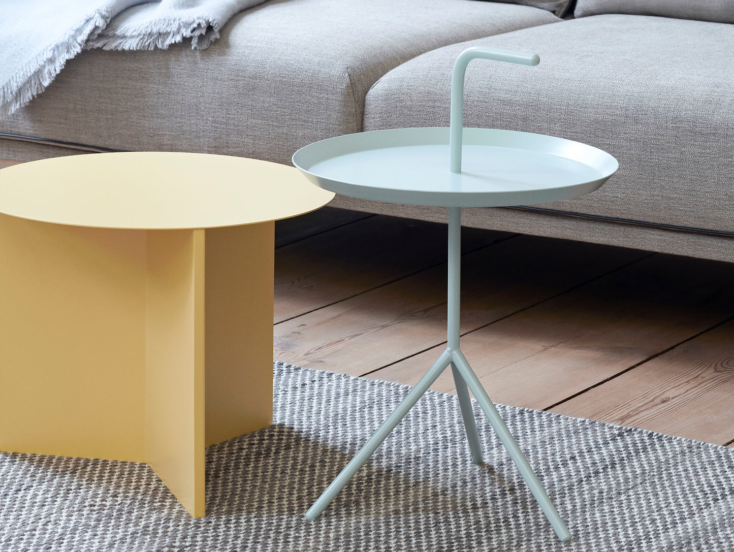 HAY Slit Table - Light Yellow