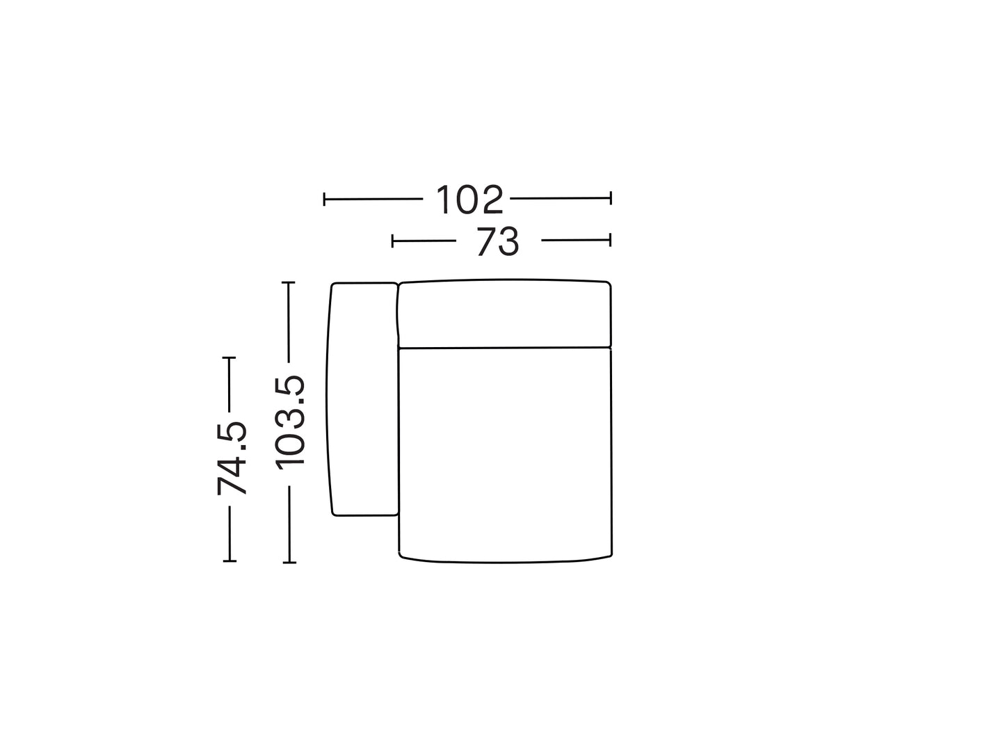 HAY Mags Soft Sofa - Module S1064