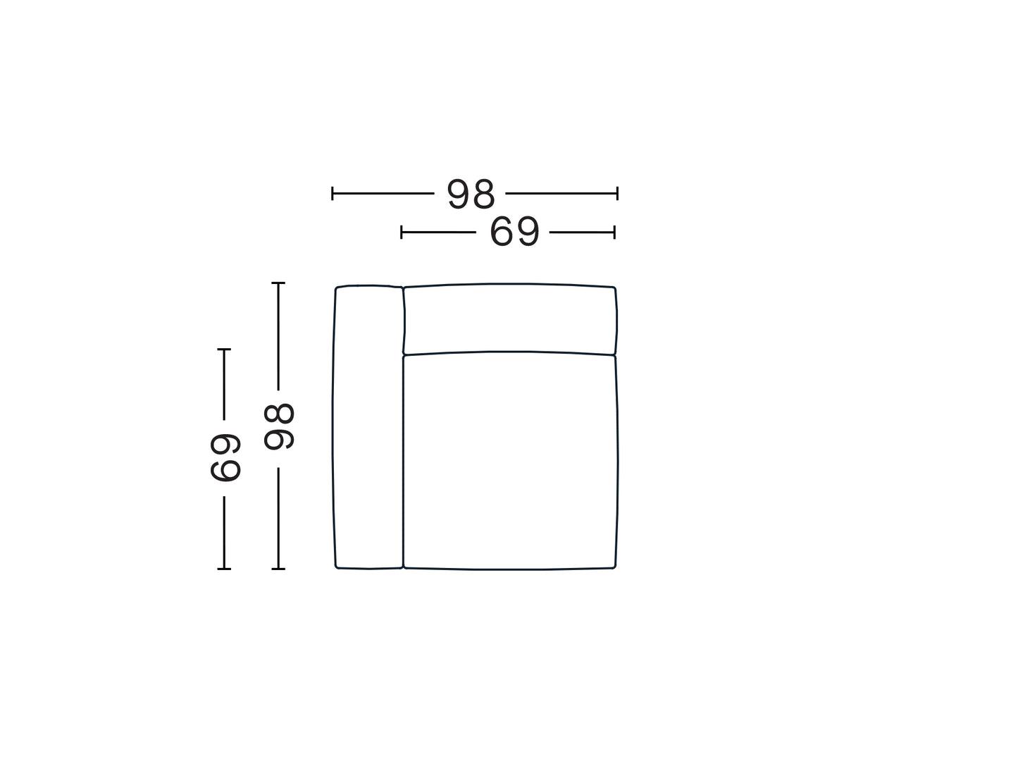 HAY Mags Soft Sofa - Module S1862