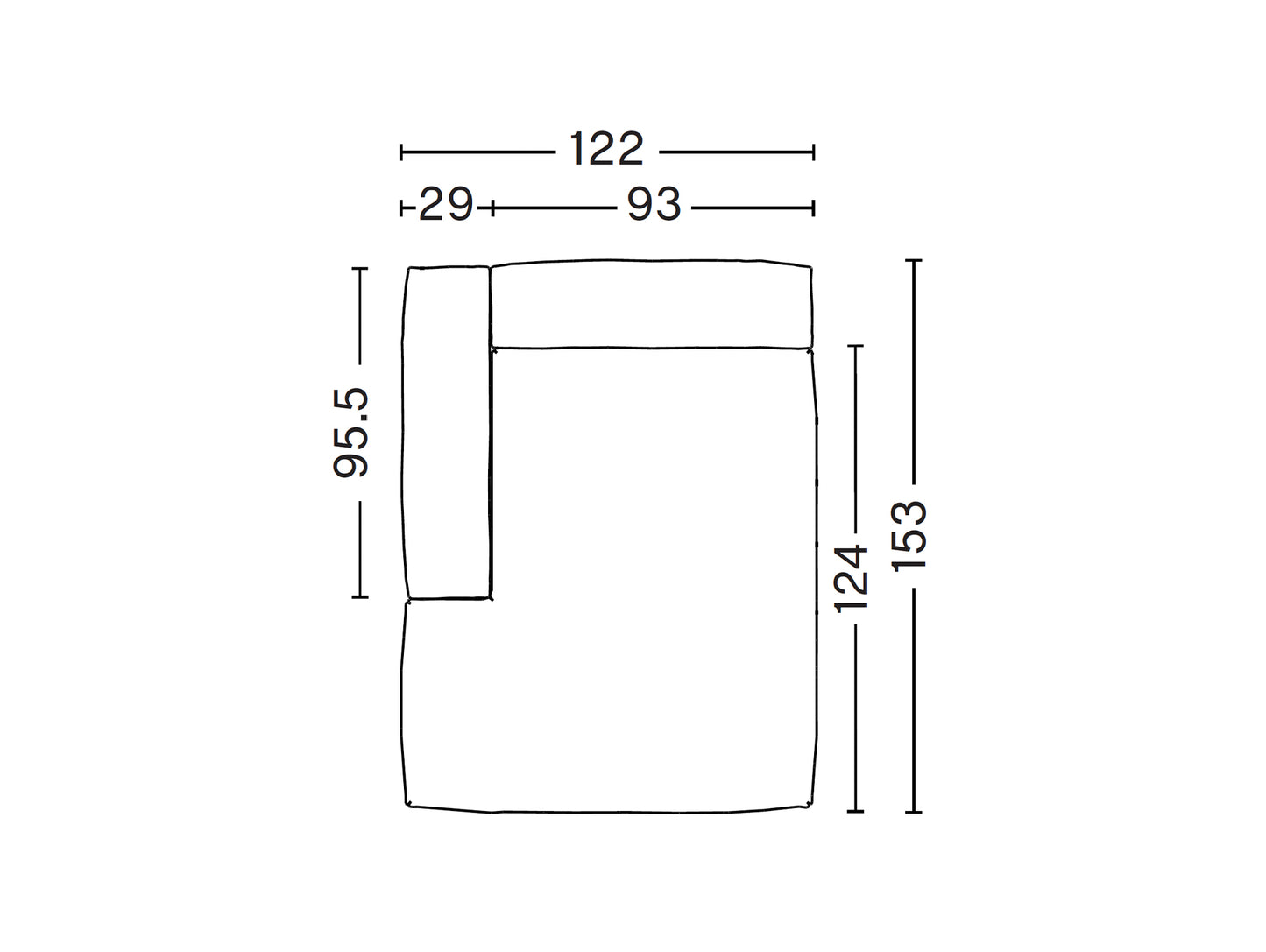 Mags Soft Sofa - Individual Modules by HAY - S7262 Module