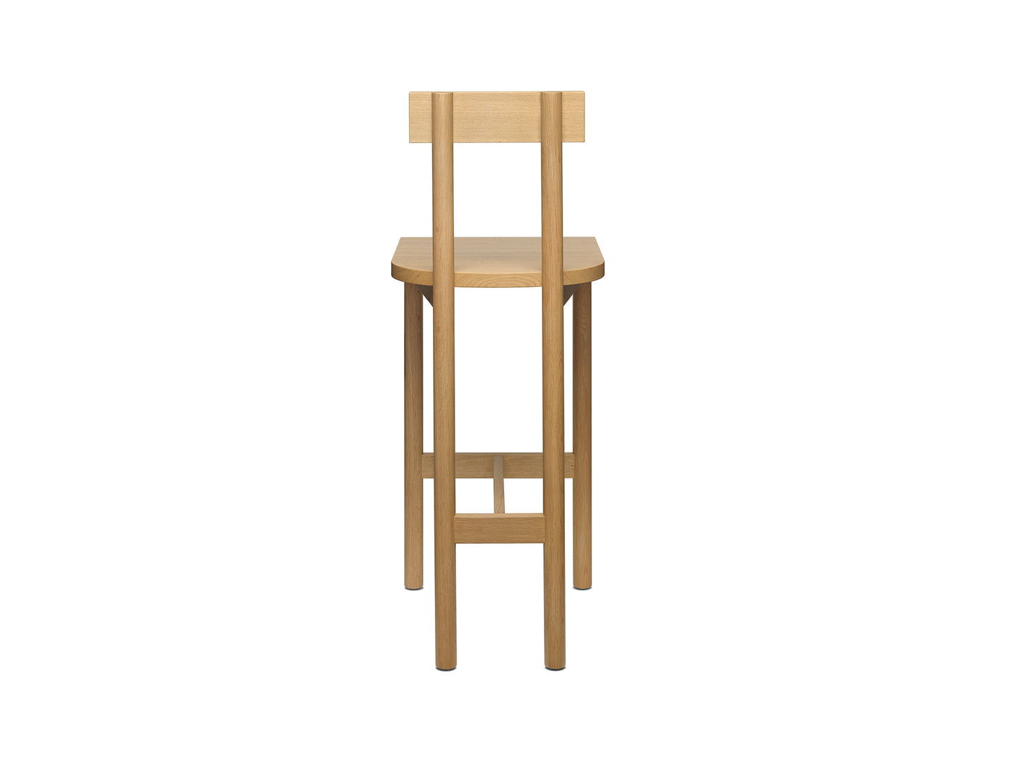 SX02 Gamar Stool by e15 - Clear Lacquered Oak