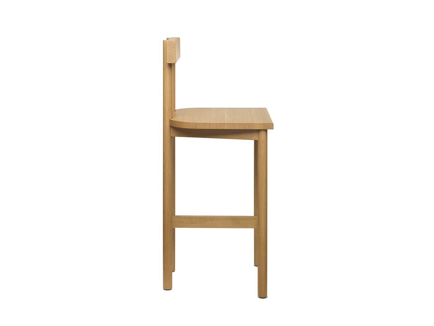 SX02 Gamar Stool by e15 - Clear Lacquered Oak