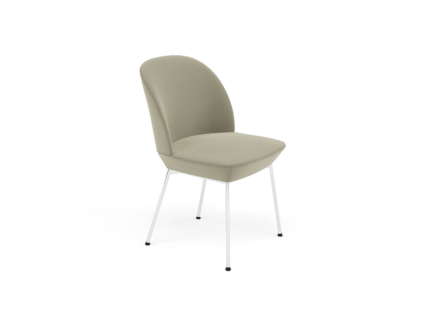 Oslo Side Chair by Muuto - Sabi 921 / Chrome  Base