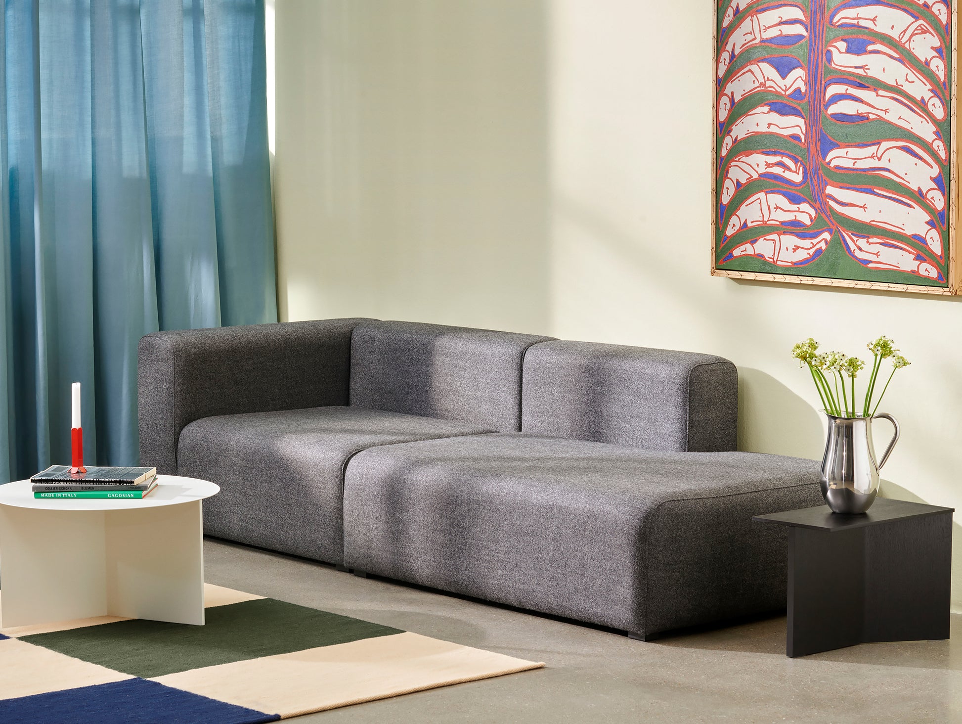 Mags 2.5 Seater Sofa / Combination 2 / Left End / Beck 002 Molecule by HAY