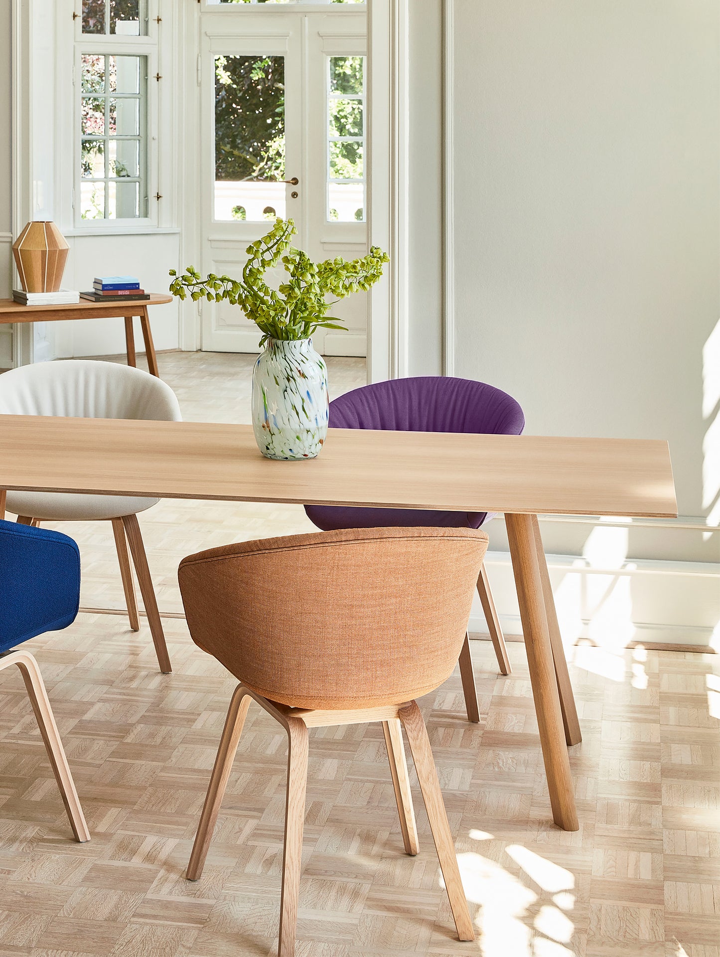 Copenhague Dining Table CPH30 by HAY / 90 x 250 cm / Oak top / Oak base (water based lacquer).