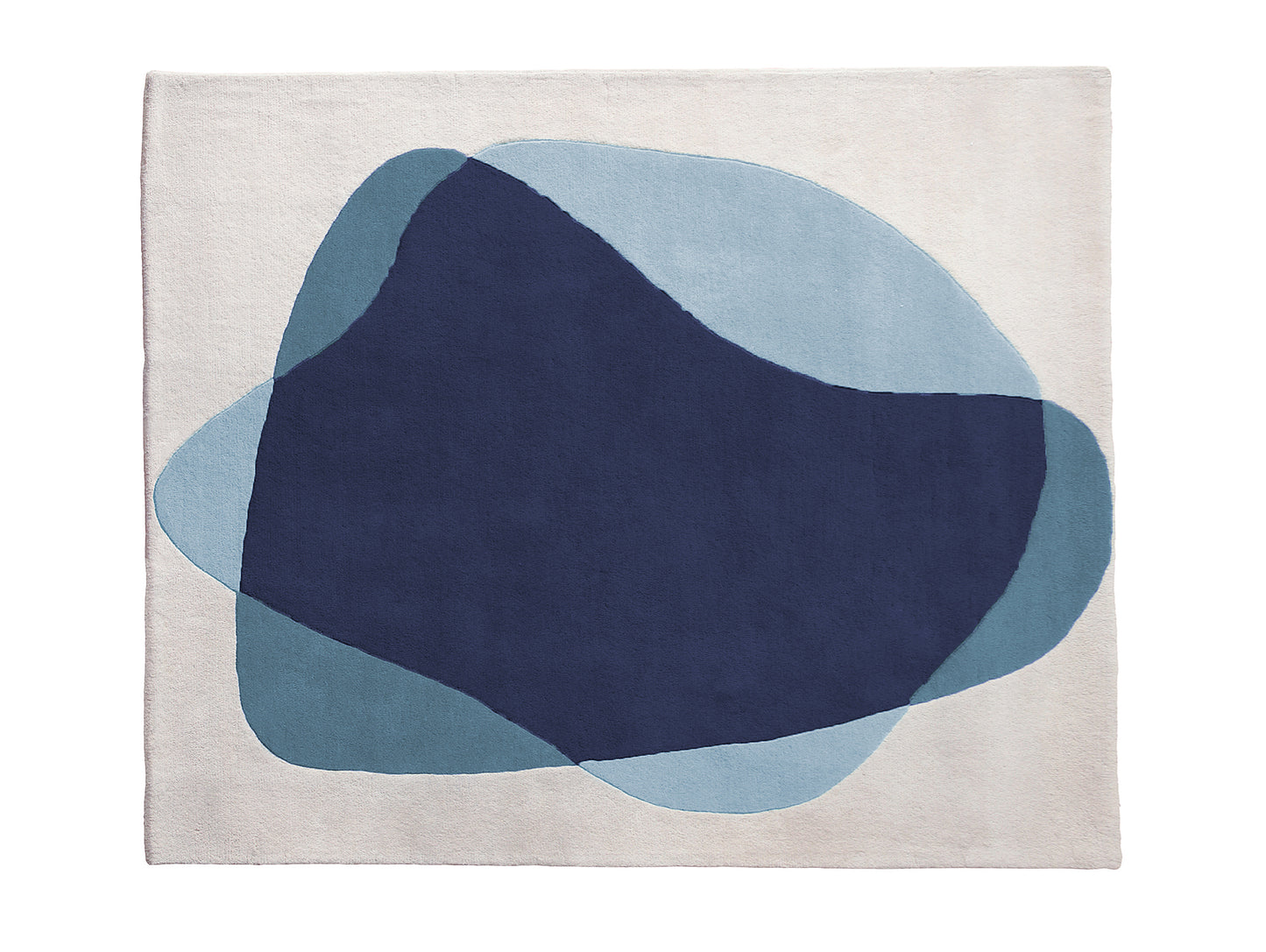 Blue/Grey Serge Rug by Hartô