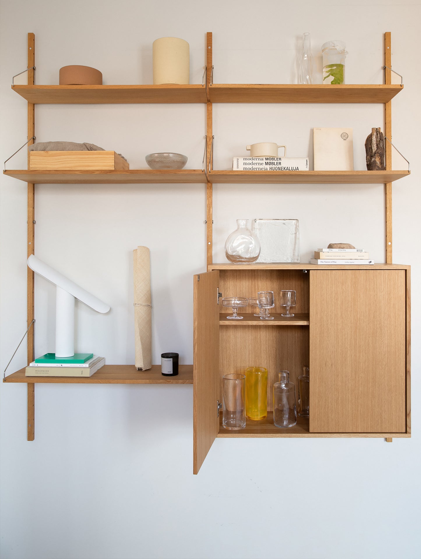 Frama Shelf Library Cabinet / Large / Oiled Oak