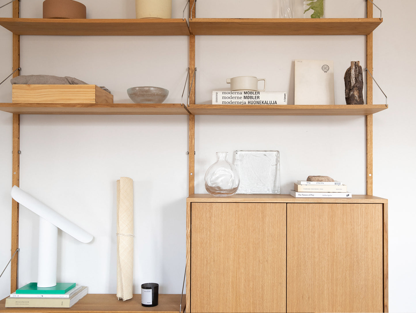 Frama Shelf Library Cabinet / Large / Oiled Oak