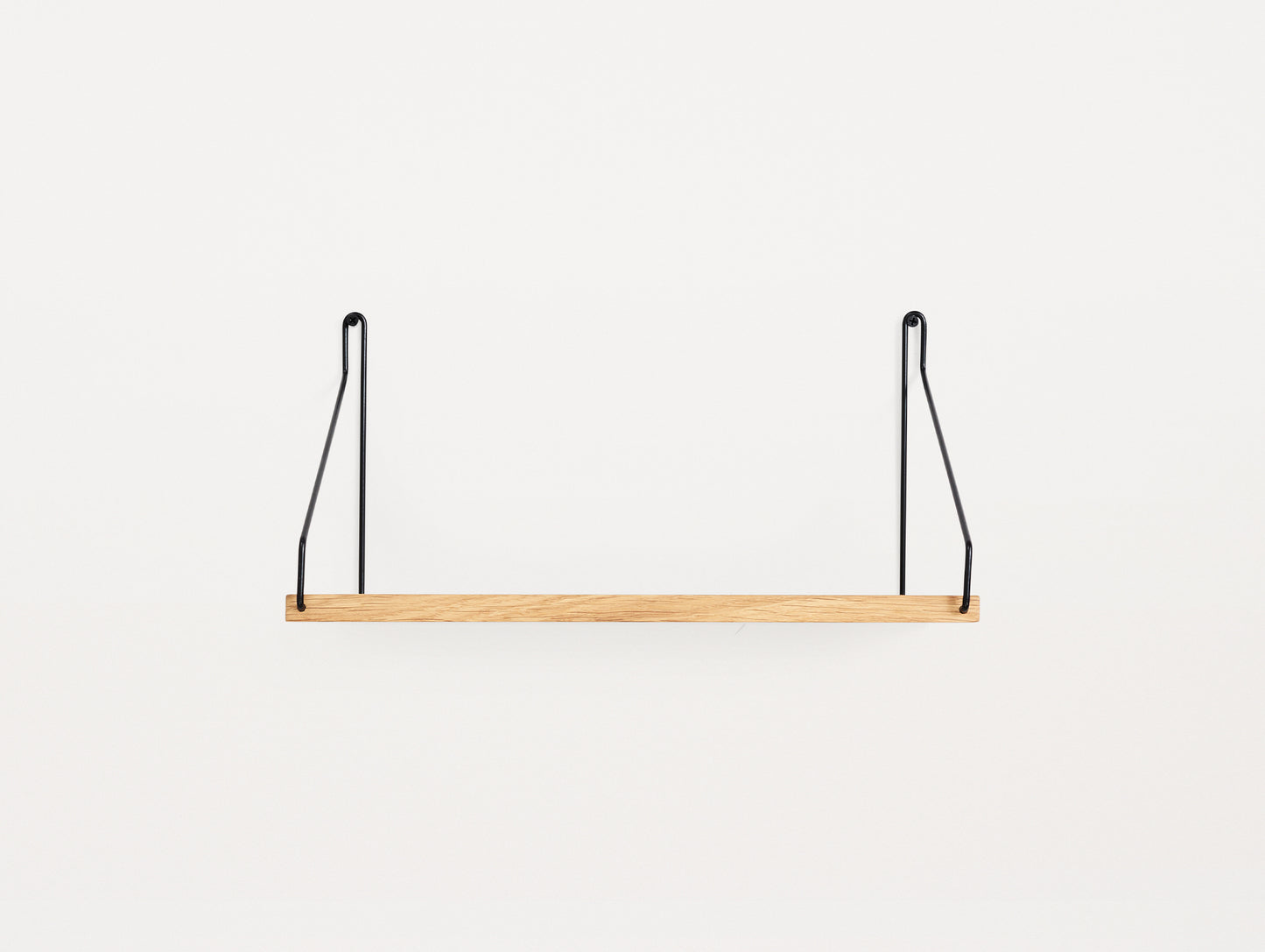 Shelf by Frama - D20 W40 / Oiled Oak / Black Steel Brackets