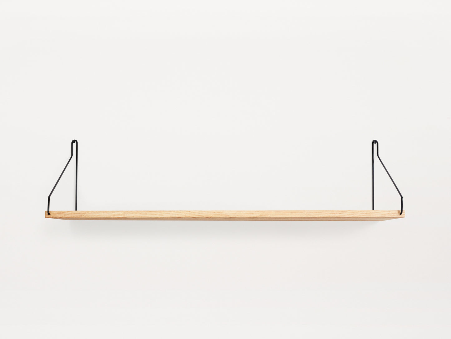 Shelf by Frama - D20 W80 / Oiled Oak / Black Steel Brackets