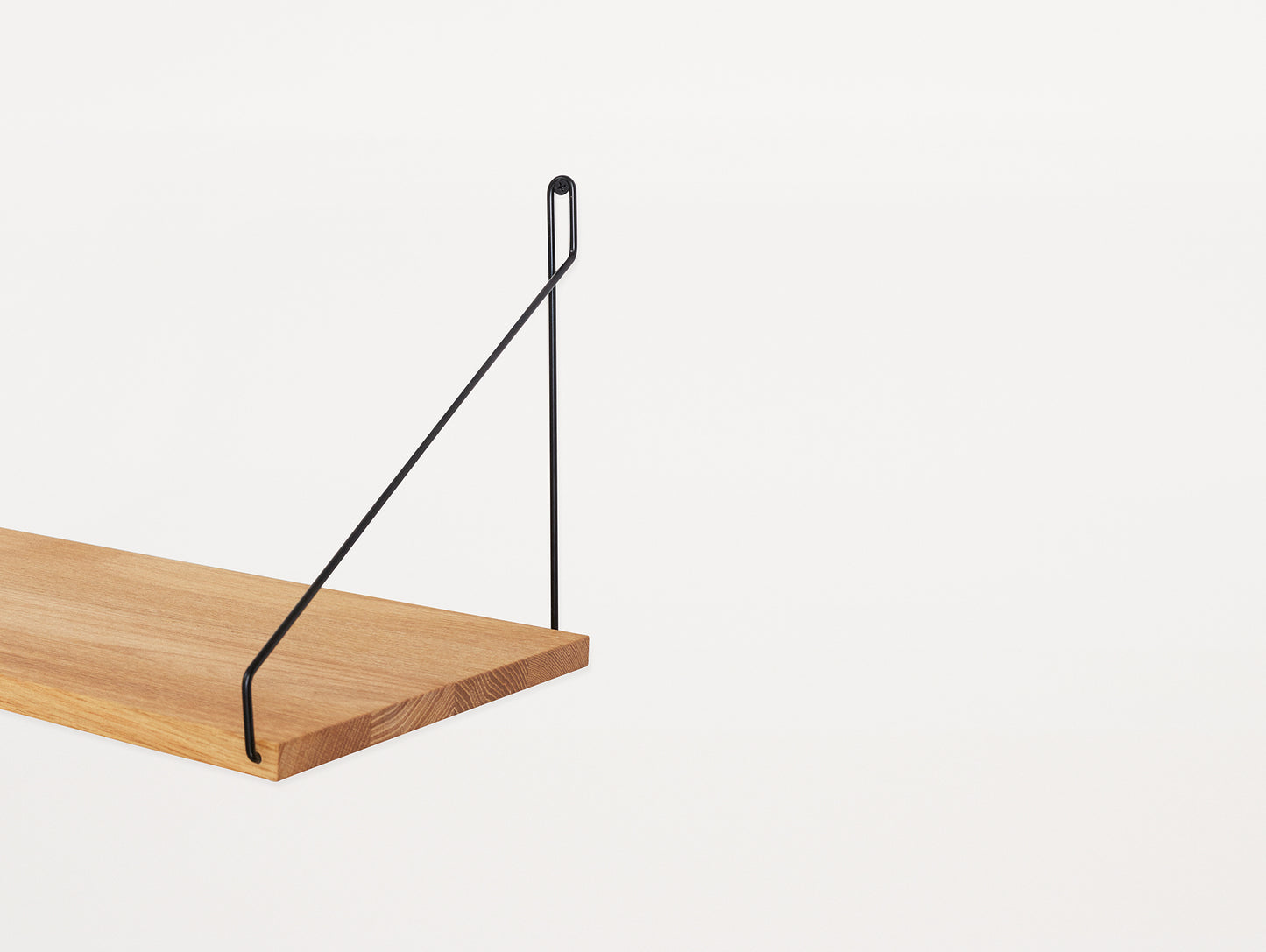 Shelf by Frama - D27  / Oiled Oak / Black Steel Brackets