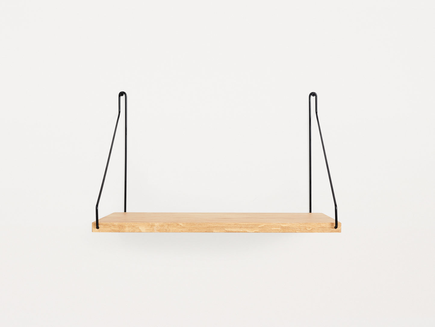 Shelf by Frama - D27 W40 / Oiled Oak / Black Steel Brackets