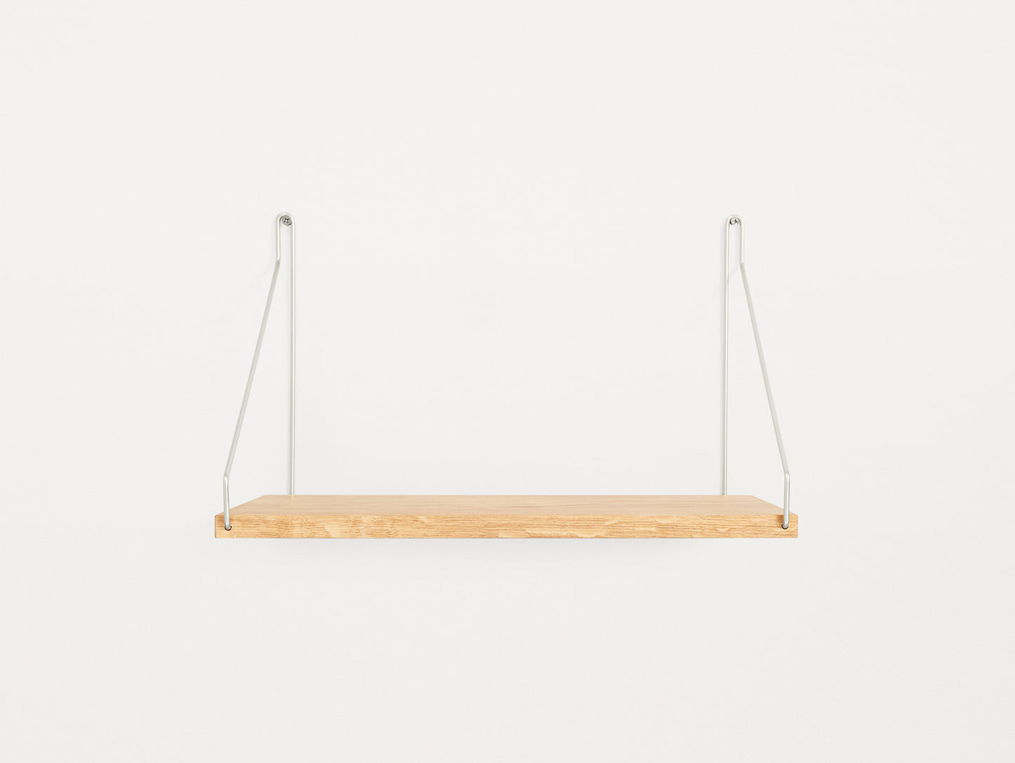 Shelf by Frama - D27 W40 / Oiled Oak / Stainless Steel Brackets