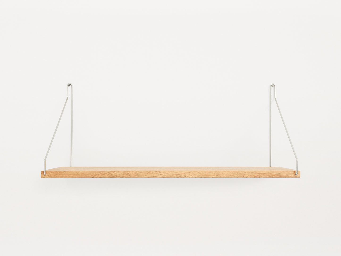 Shelf by Frama - D27 W60 / Oiled Oak / Stainless Steel Brackets