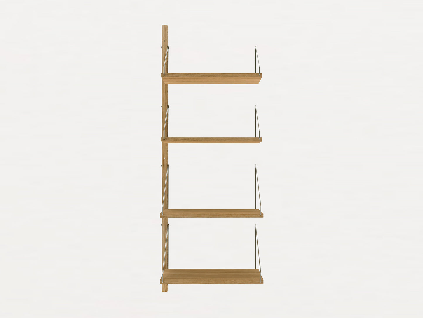 Shelf Library H1148 W40 Add-on in Natural Oiled Oak by Frama