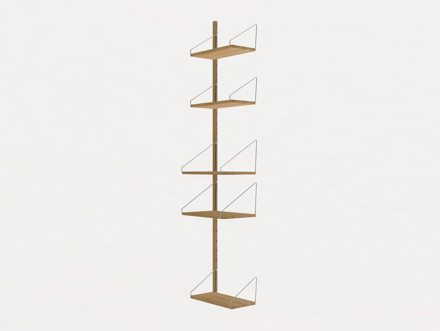 Shelf Library H1852 W40 Add-on in Natural Oiled Oak by Frama