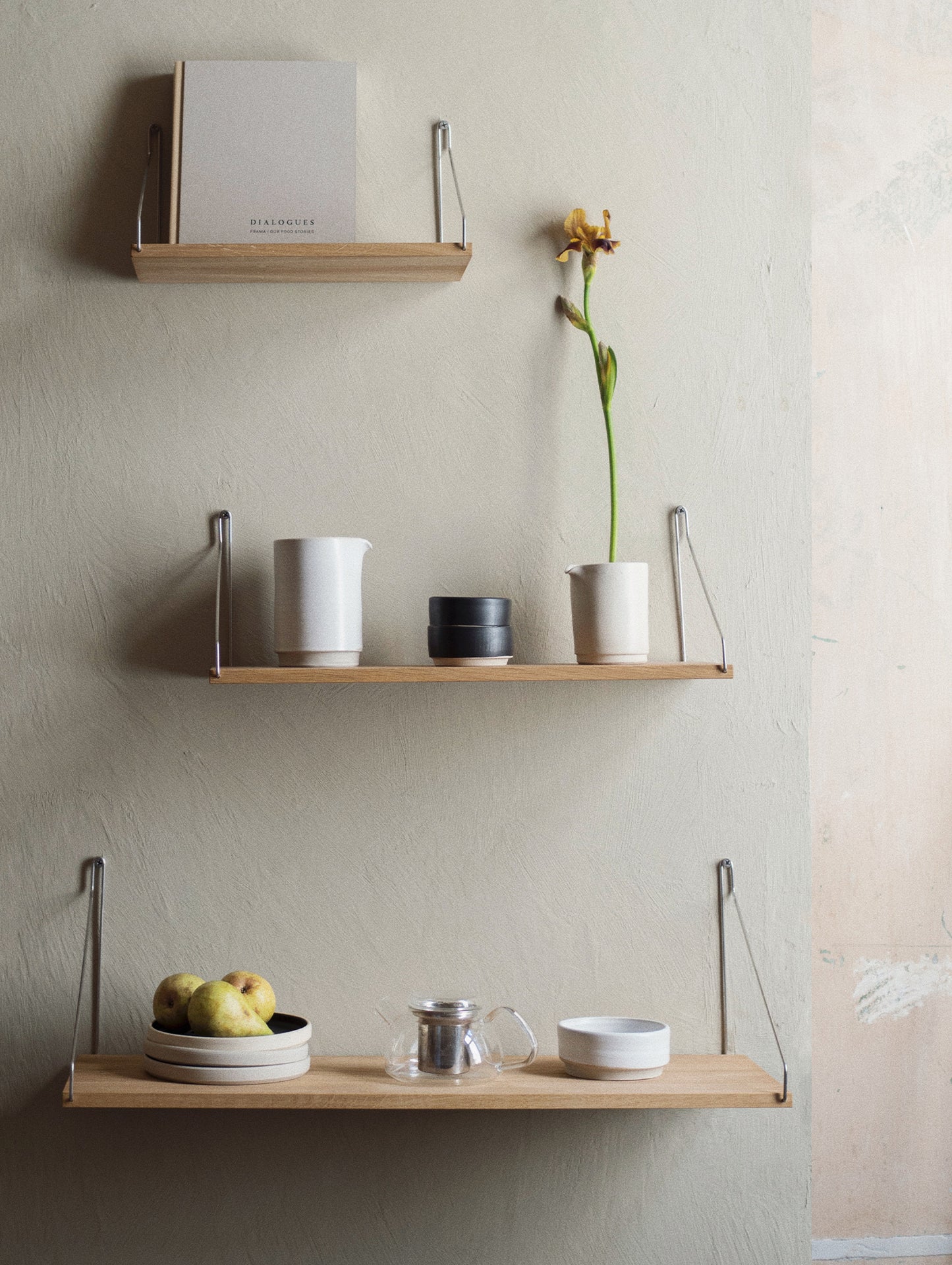 Shelf by Frama - Oiled Oak / Stainless Steel Brackets