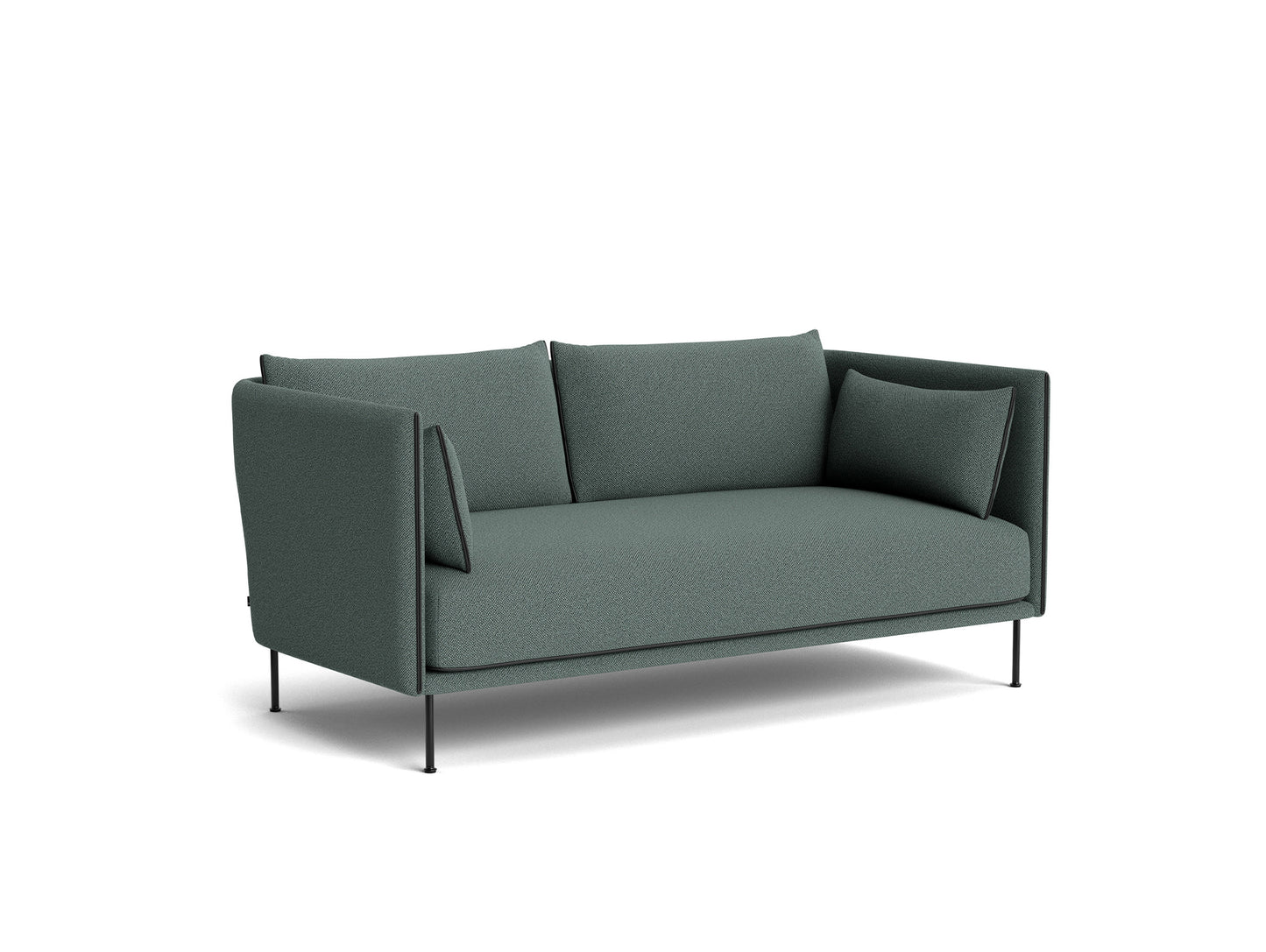 Silhouette Sofa - Coda 962, Black Base, Black Piping