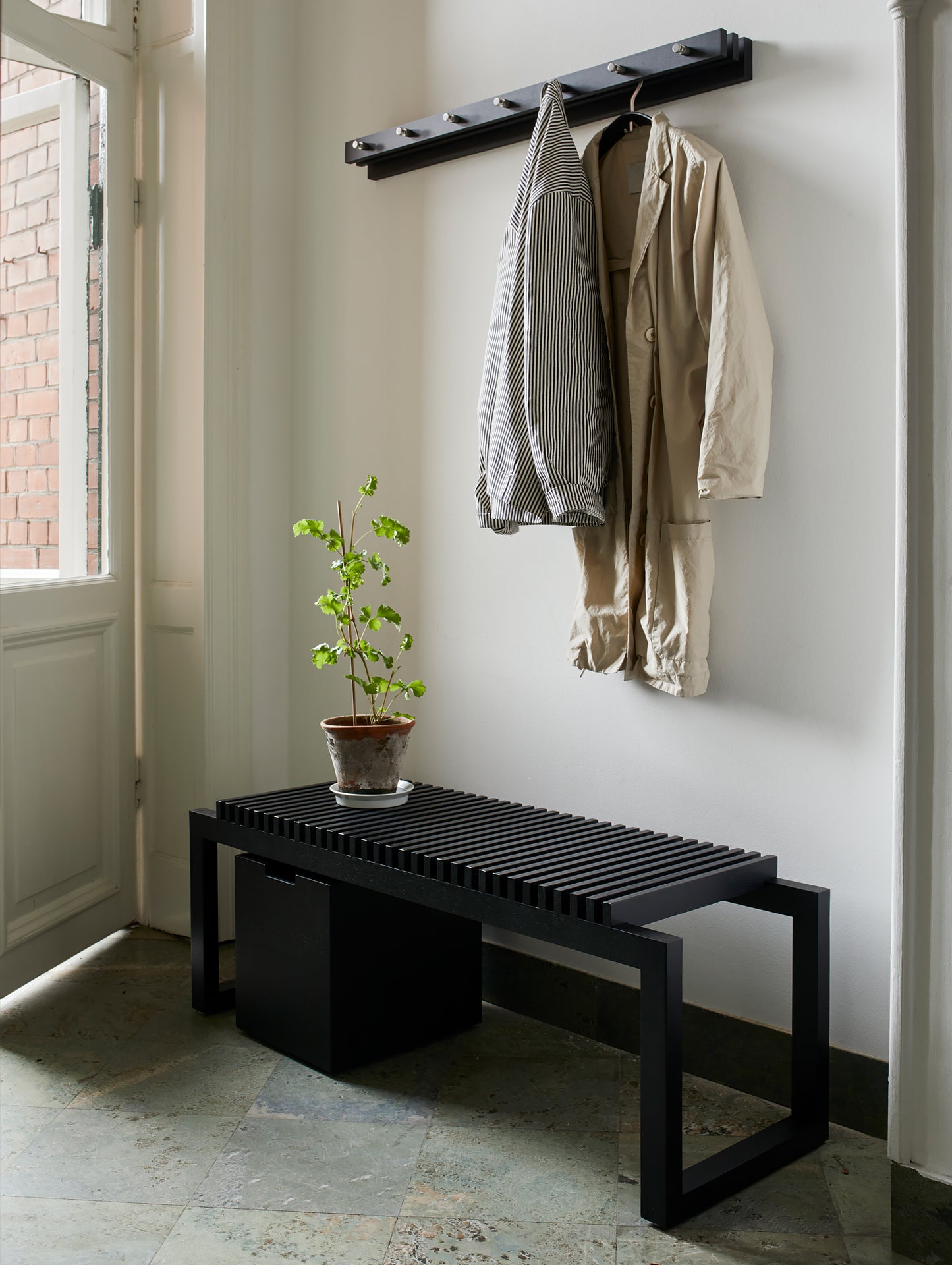 Skagerak Cutter Bench - Black Painted Oak