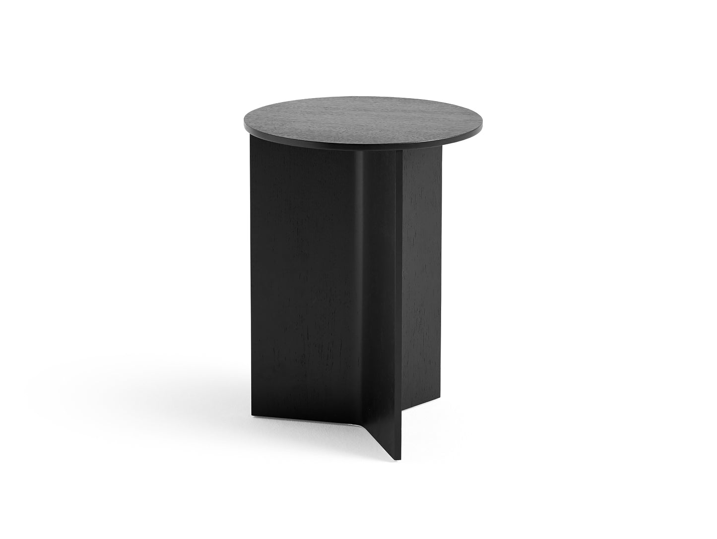 Slit Table Wood High Black by HAY