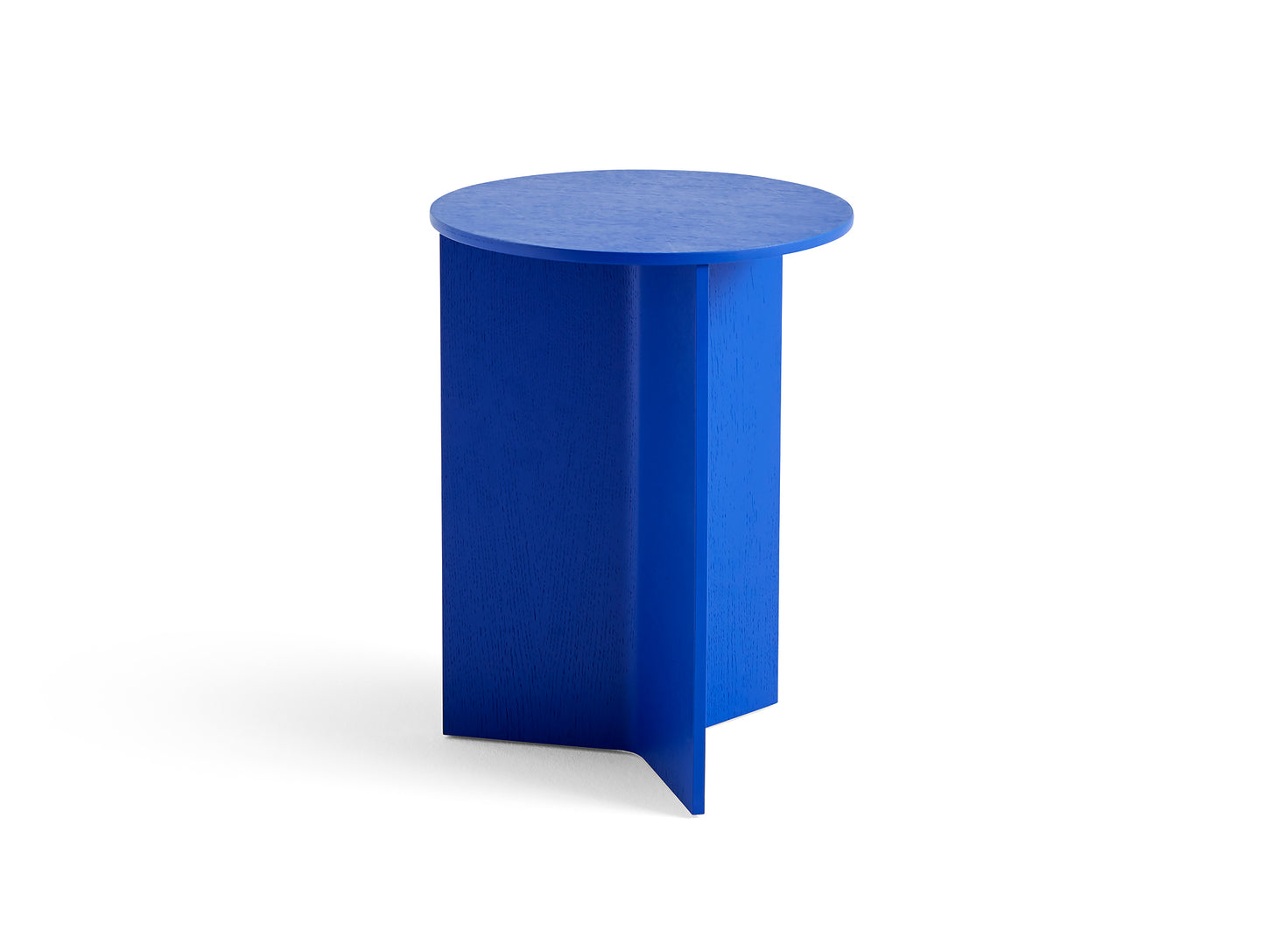 Slit Table Wood High Vivid Blue by HAY