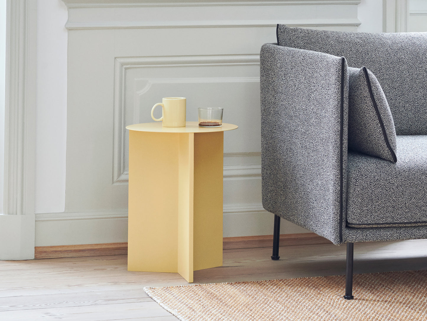 HAY Slit Table High - Light Yellow