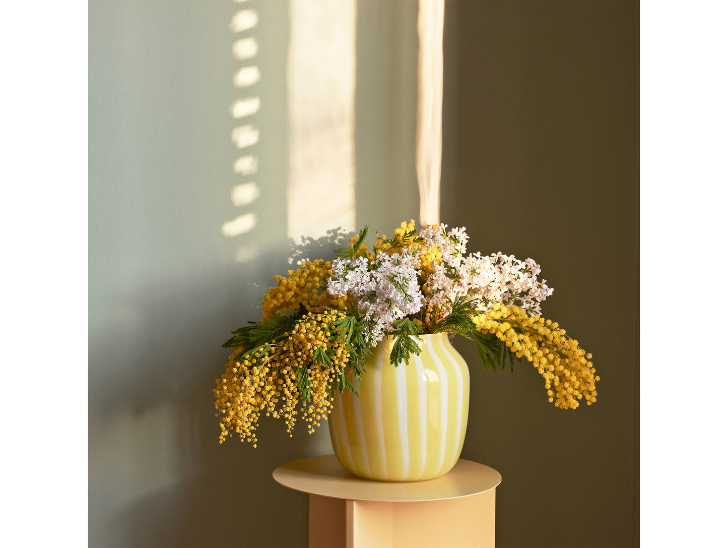 HAY Slit Table High - Light Yellow