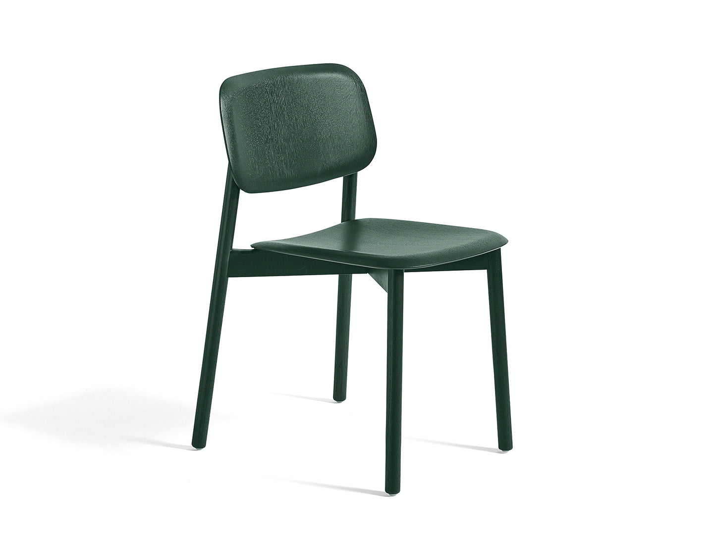 HAY Soft Edge 12 (Wood Dining Chair) - Hunter Green