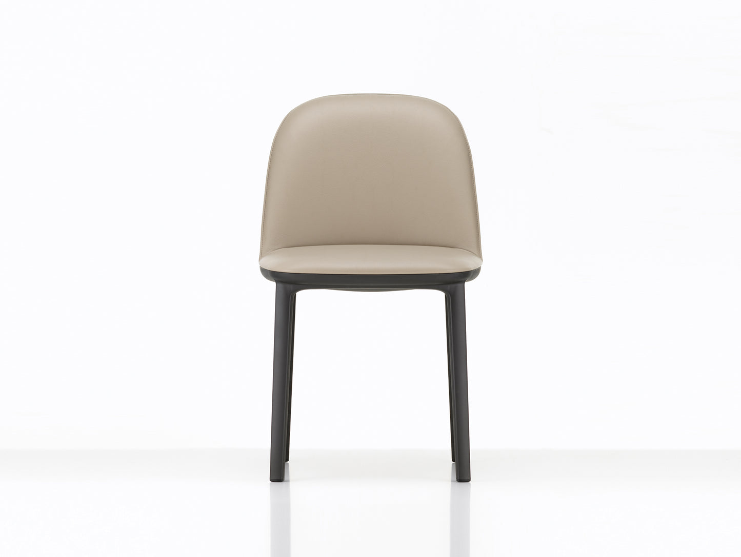 Softshell Side Chair by Vitra - Leather Clay 73 (L20)