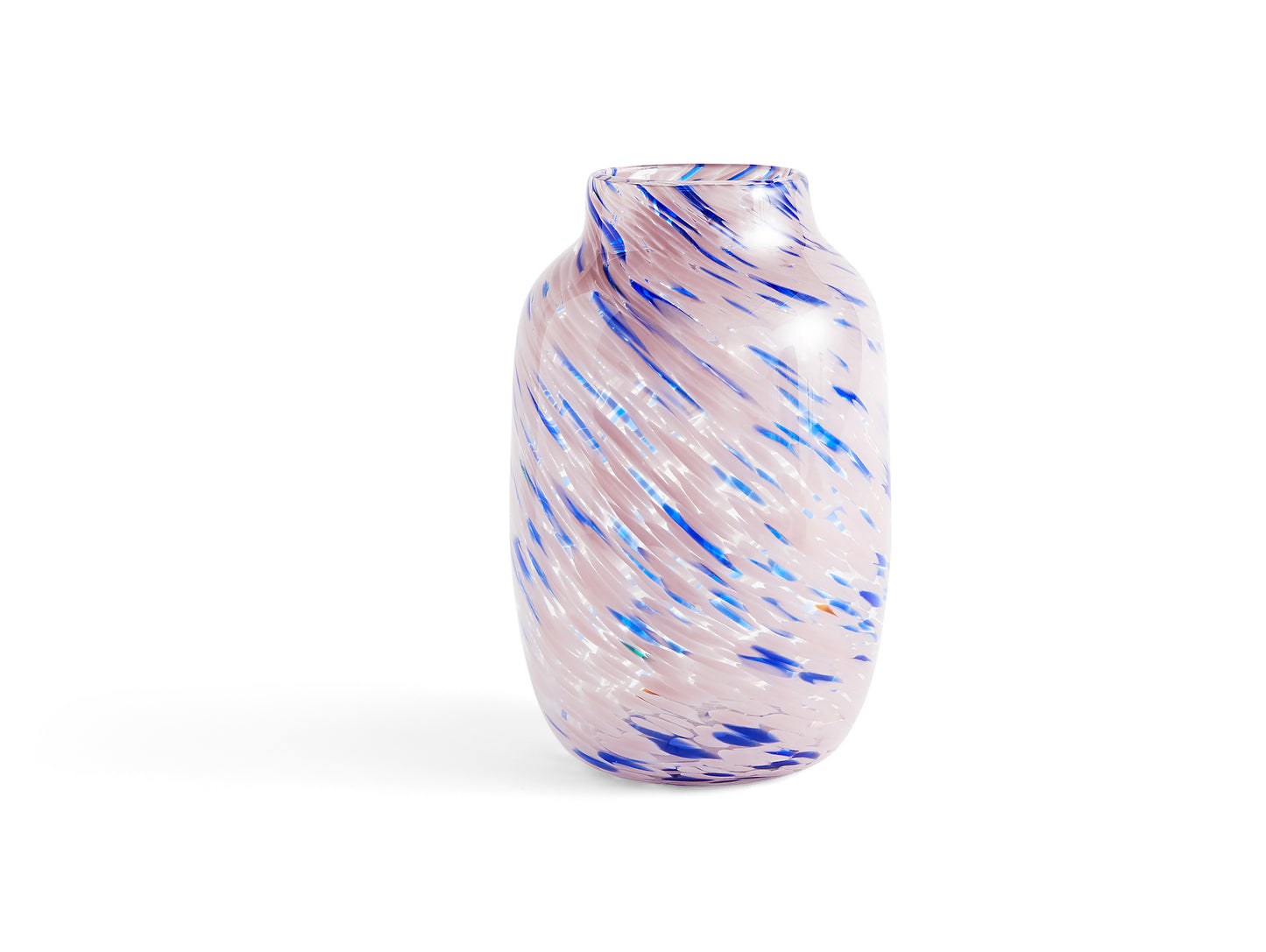 Light Pink and Blue Splash Vase by HAY