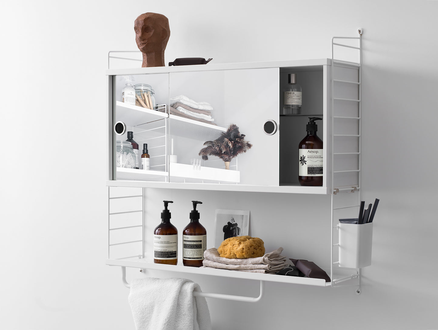 String System Mirror Cabinet by String